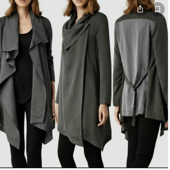 All Saints Hoxton Monument Coat - Picture 2 of 3